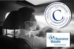 Taxi conventionné pour un trajet assis à la clinique des Alpes